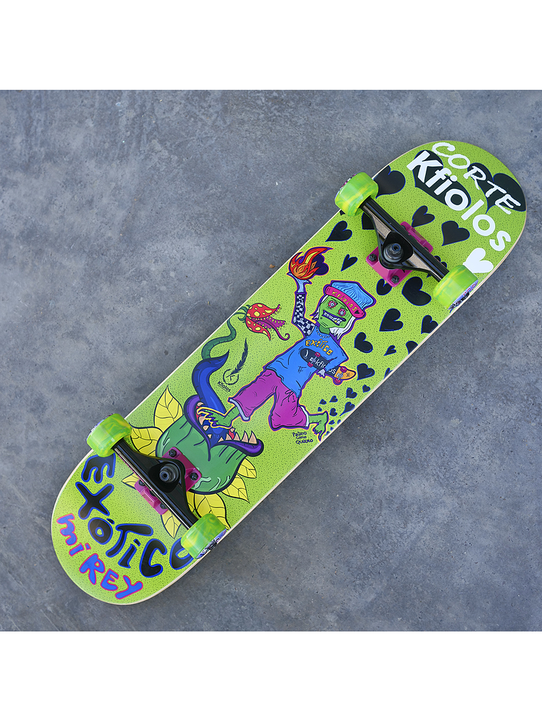 SKATE COMPLETO MONO LOCO 8