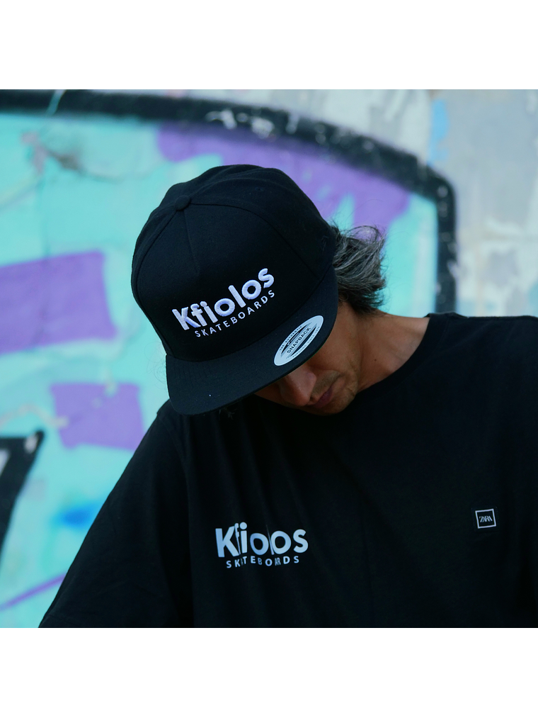 JOCKEY KFIOLOS BLACK / WHITE LOGO snapback 4