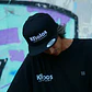JOCKEY KFIOLOS BLACK / WHITE LOGO snapback - Miniatura 4