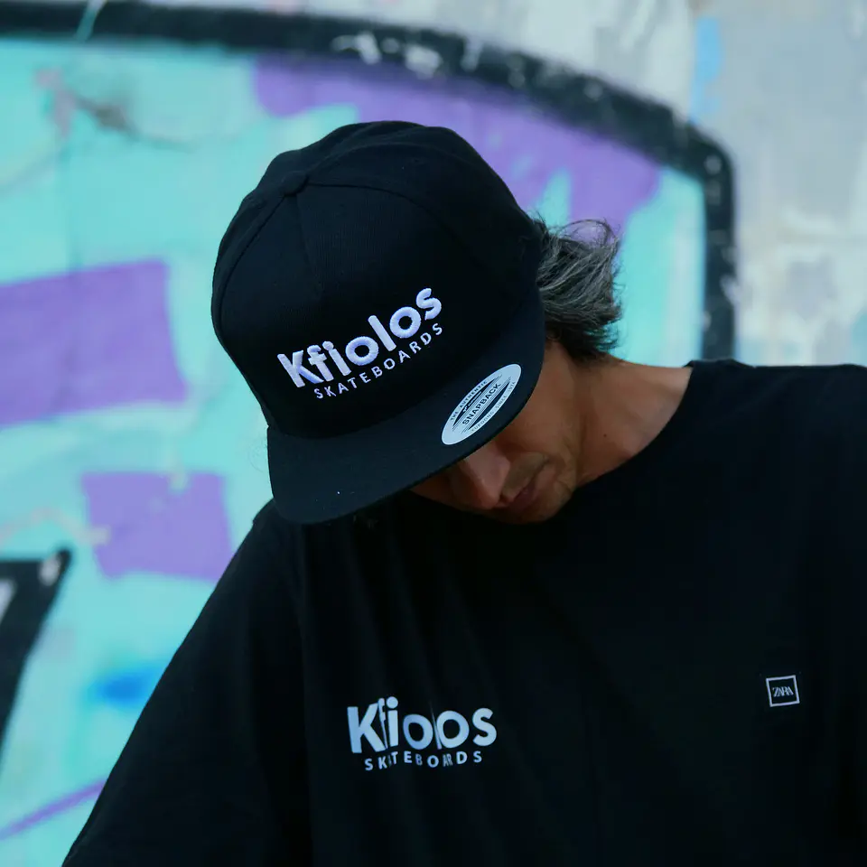 JOCKEY KFIOLOS BLACK / WHITE LOGO snapback 4