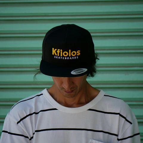 JOCKEY KFIOLOS BLACK / YELLOW LOGO snapback