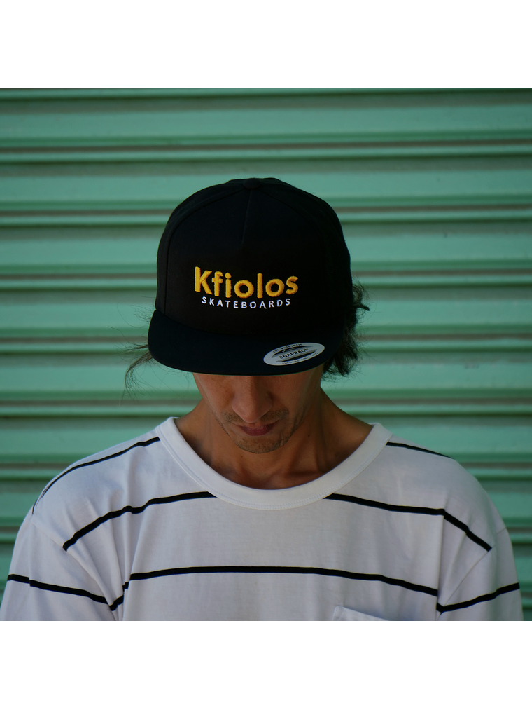 JOCKEY KFIOLOS BLACK / YELLOW LOGO snapback 2