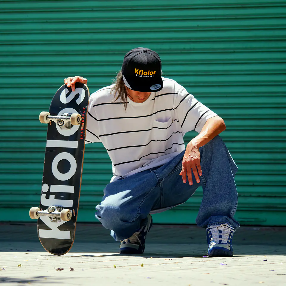 JOCKEY KFIOLOS BLACK / YELLOW LOGO snapback 3