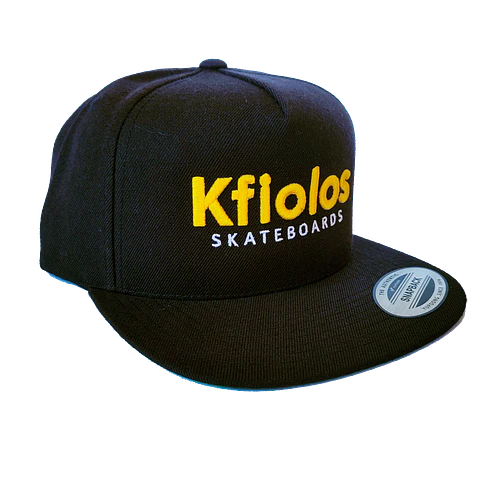 JOCKEY KFIOLOS BLACK / YELLOW LOGO snapback