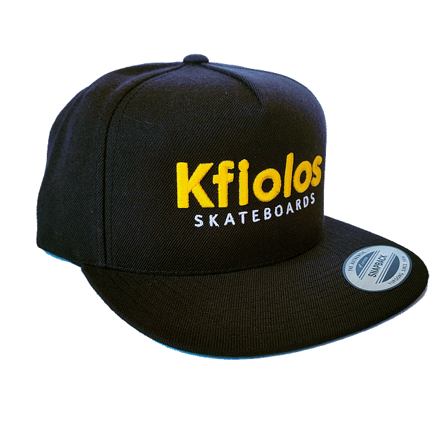 JOCKEY KFIOLOS BLACK / YELLOW LOGO snapback