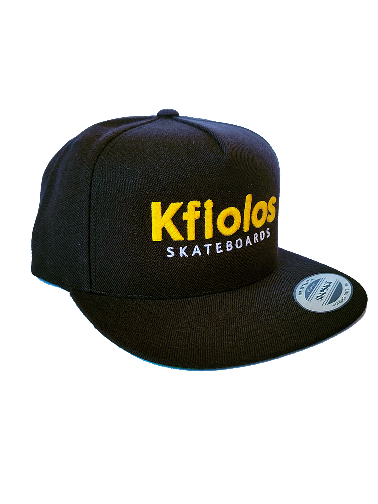 JOCKEY KFIOLOS BLACK / YELLOW LOGO snapback 1