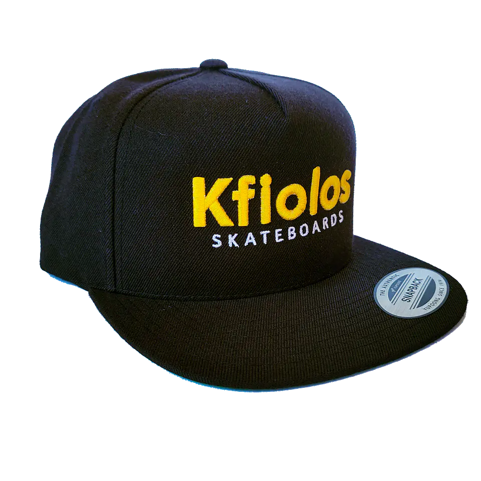 JOCKEY KFIOLOS BLACK / YELLOW LOGO snapback 1