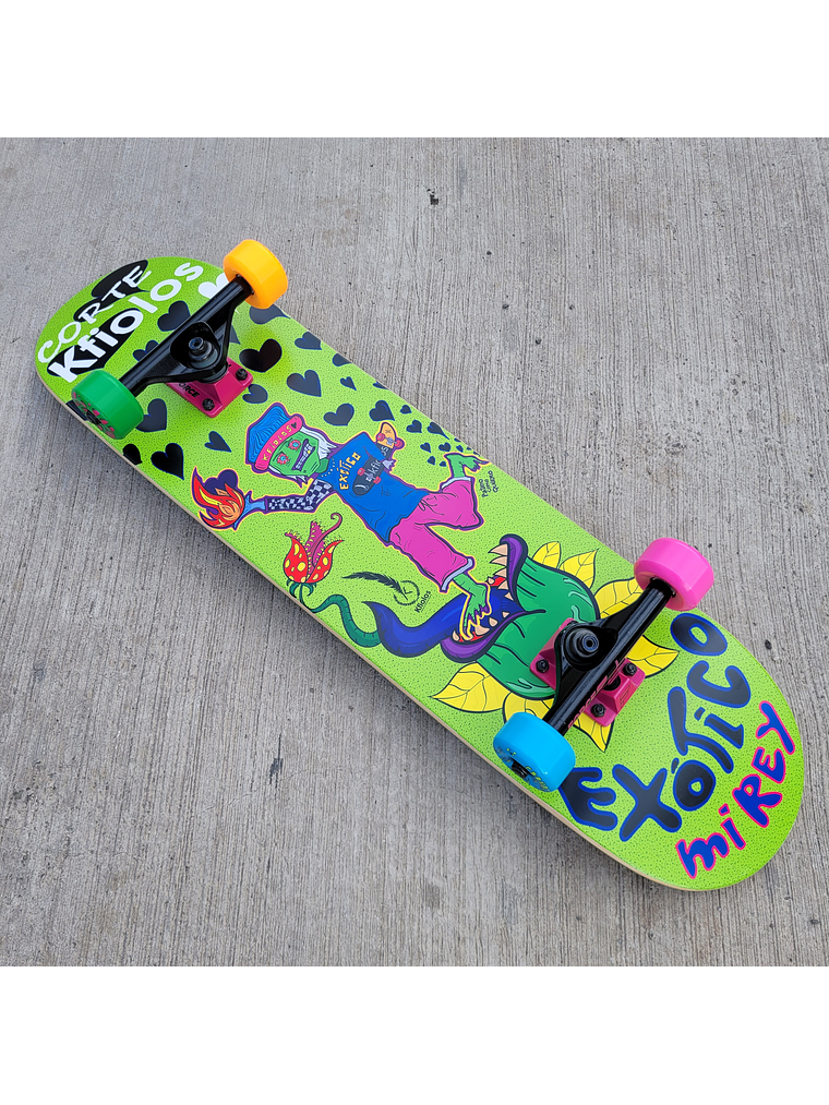 SKATE COMPLETO MONO LOCO 8