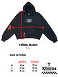 HOODIE KFIOLOS TRIBAL BLACK / BOXY FIT - Miniatura 4