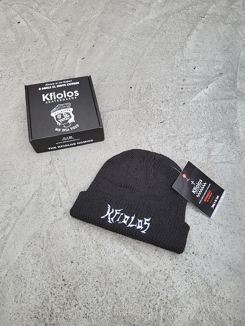 GORRO BEANIE CORTO KFIOLOS DARK GOTIK