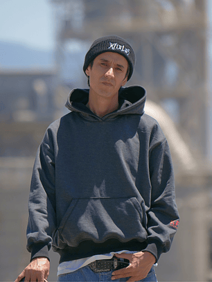 HOODIE KFIOLOS TRIBAL DARK GREY