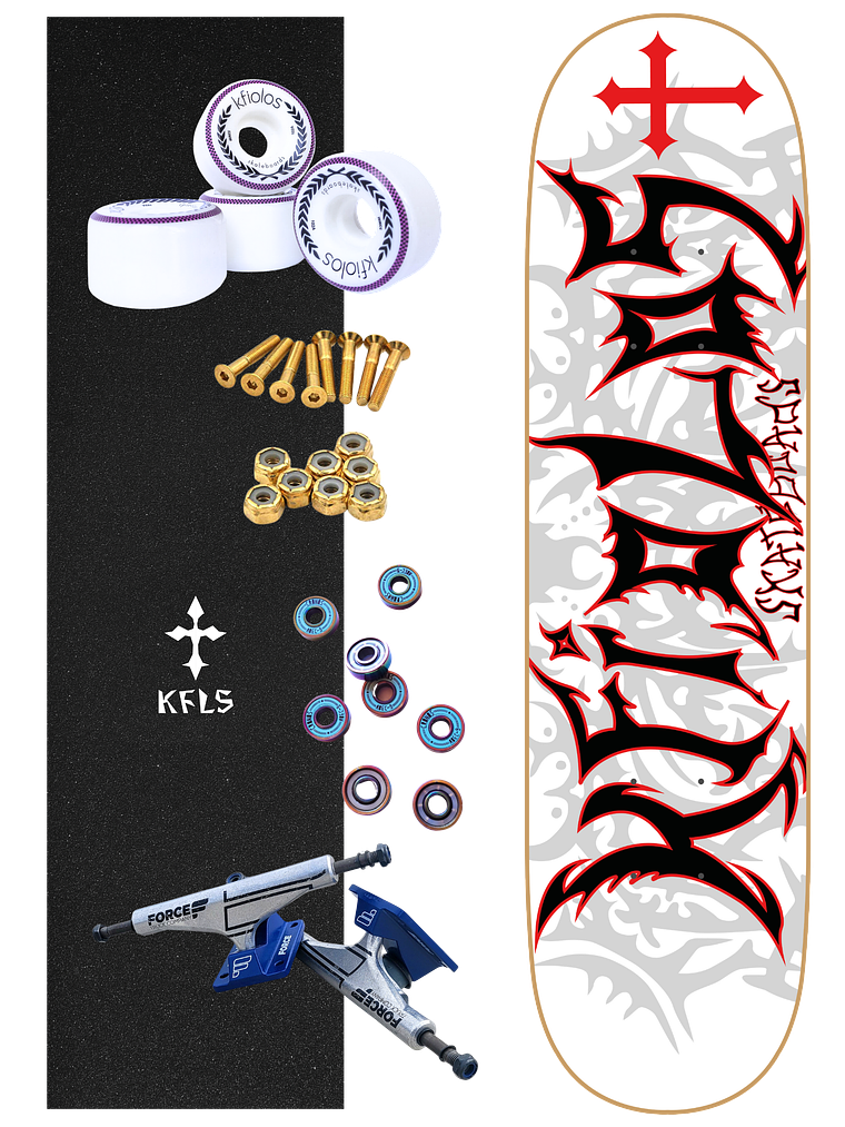 SKATE COMPLETO IN THE DARK HAKU 8,25