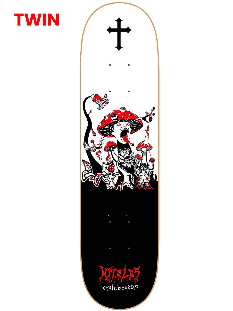 TABLA DE SKATE GRITOS FÚNGICOS KFIOLOS 8.25