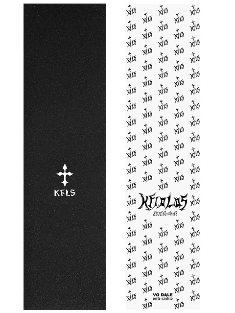 LIJA SKATE NEGRA stencil Kiolos 