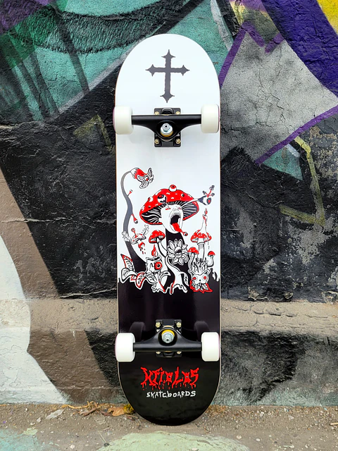 SKATE COMPLETO GRITOS FÚNGICOS 8,25" KFIOLOS