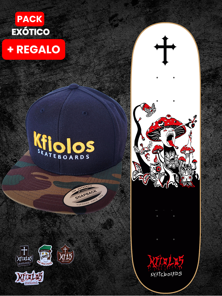 PACK SKATER EXÓTICO  + Regalo Extra 2