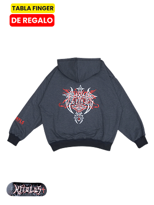 HOODIE KFIOLOS TRIBAL DARK GREY