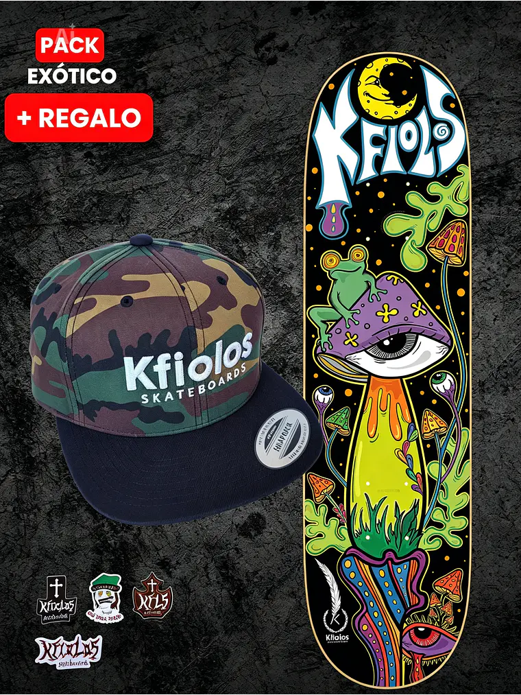 PACK SKATER EXÓTICO  + Regalo Extra 3