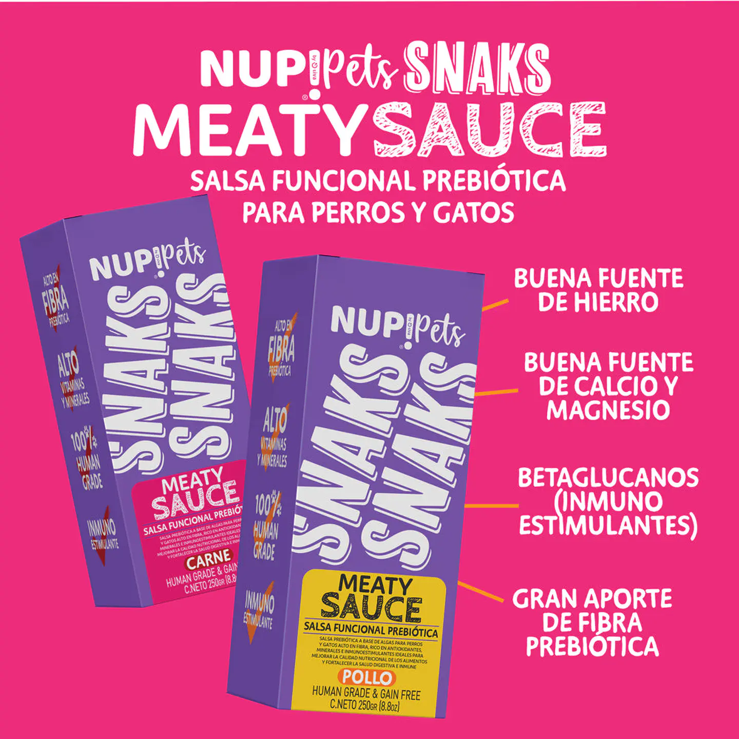 NUP! Pets Meaty Sauce Pollo 250 g 2