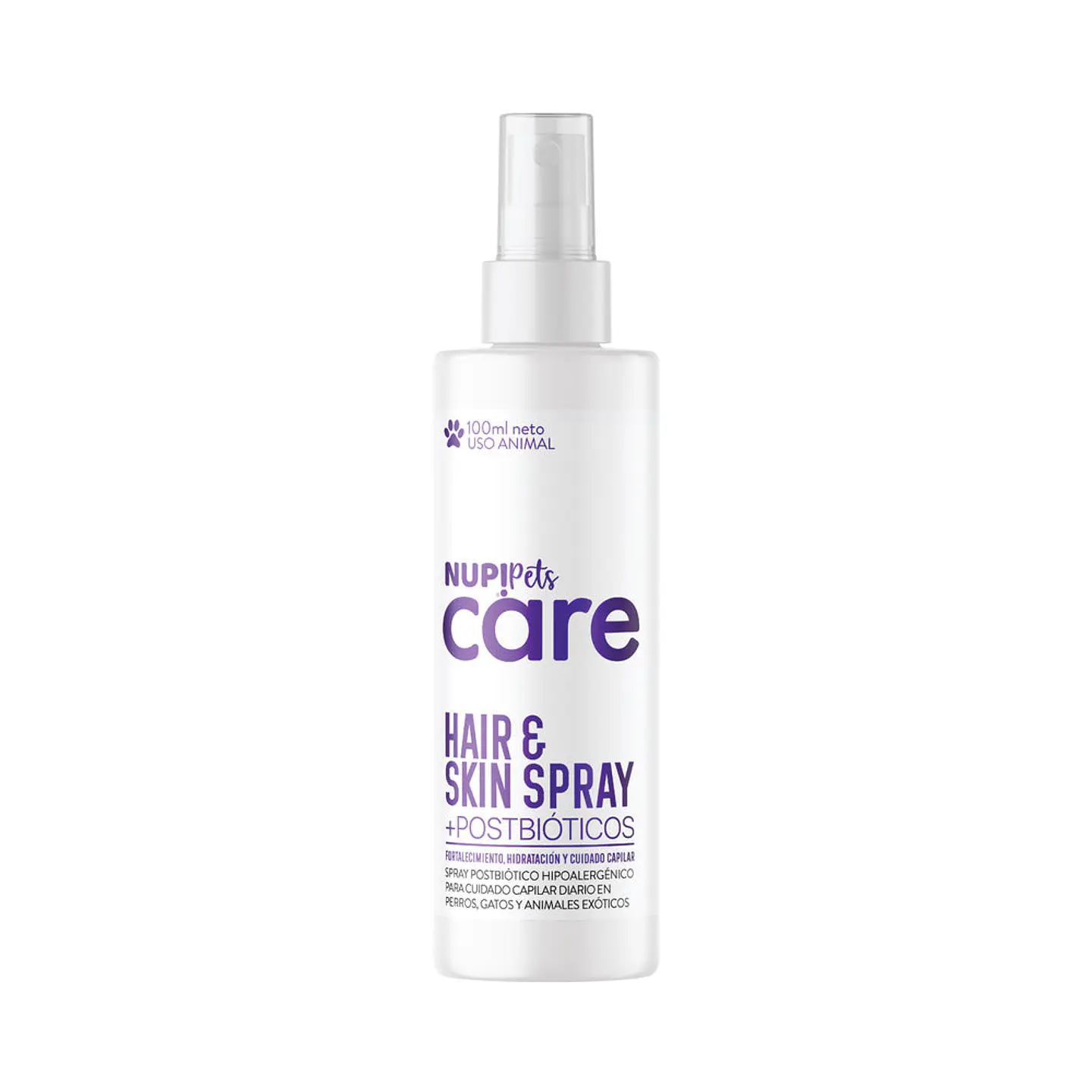 NUP! Pets Care Hair & Skin Spray Postbiótico 1