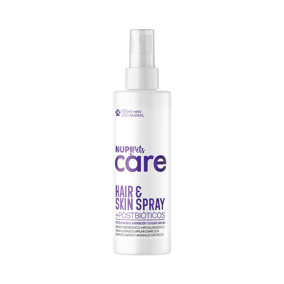 NUP! Pets Care Hair & Skin Spray Postbiótico 1