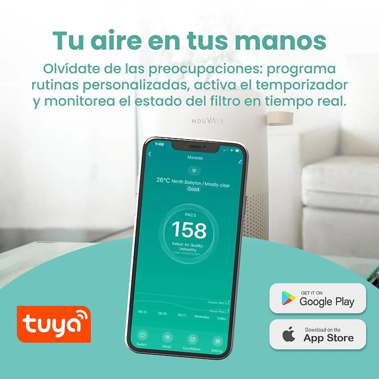 Purificador de aire Mouvair Vital 9