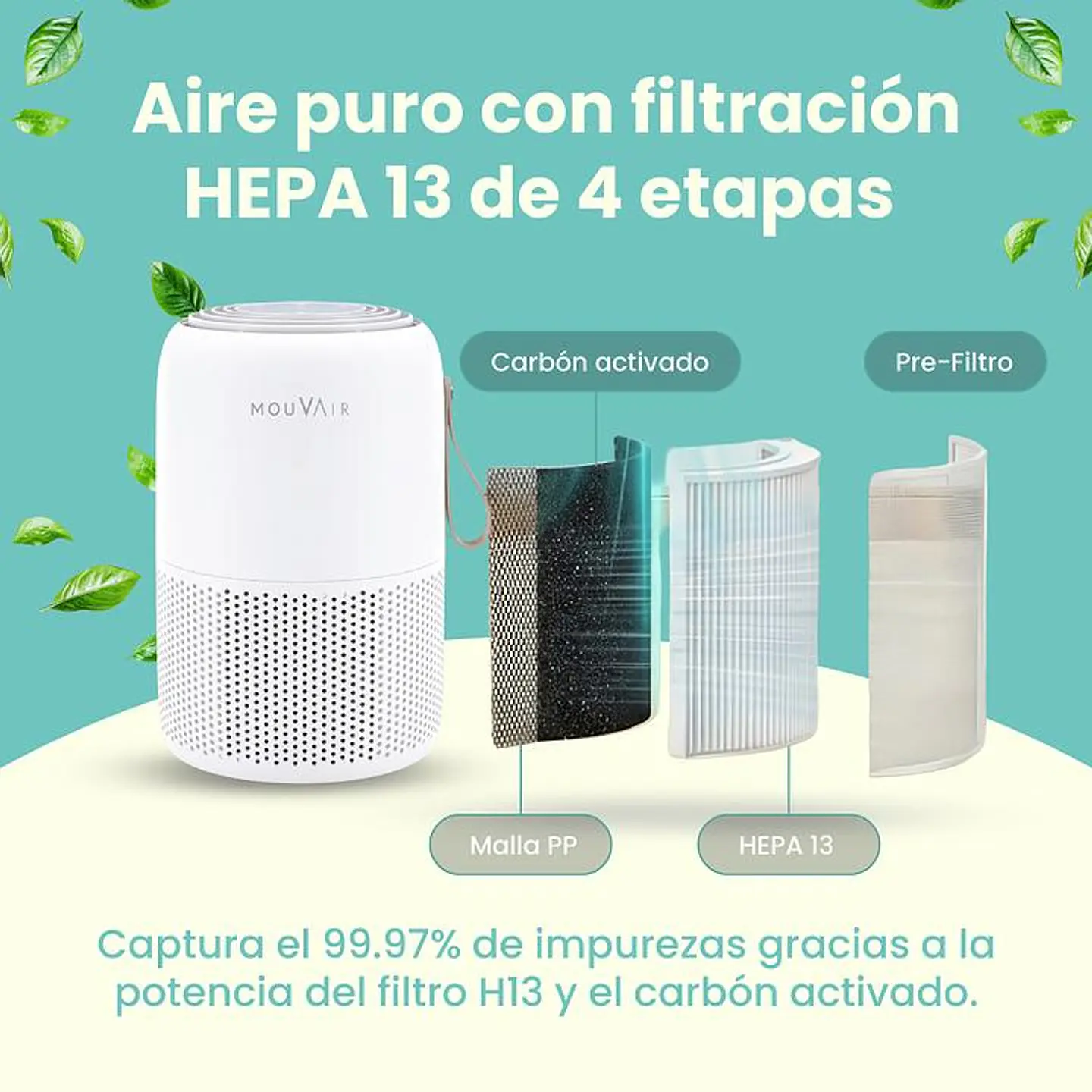 Purificador de aire Mouvair Vital 4