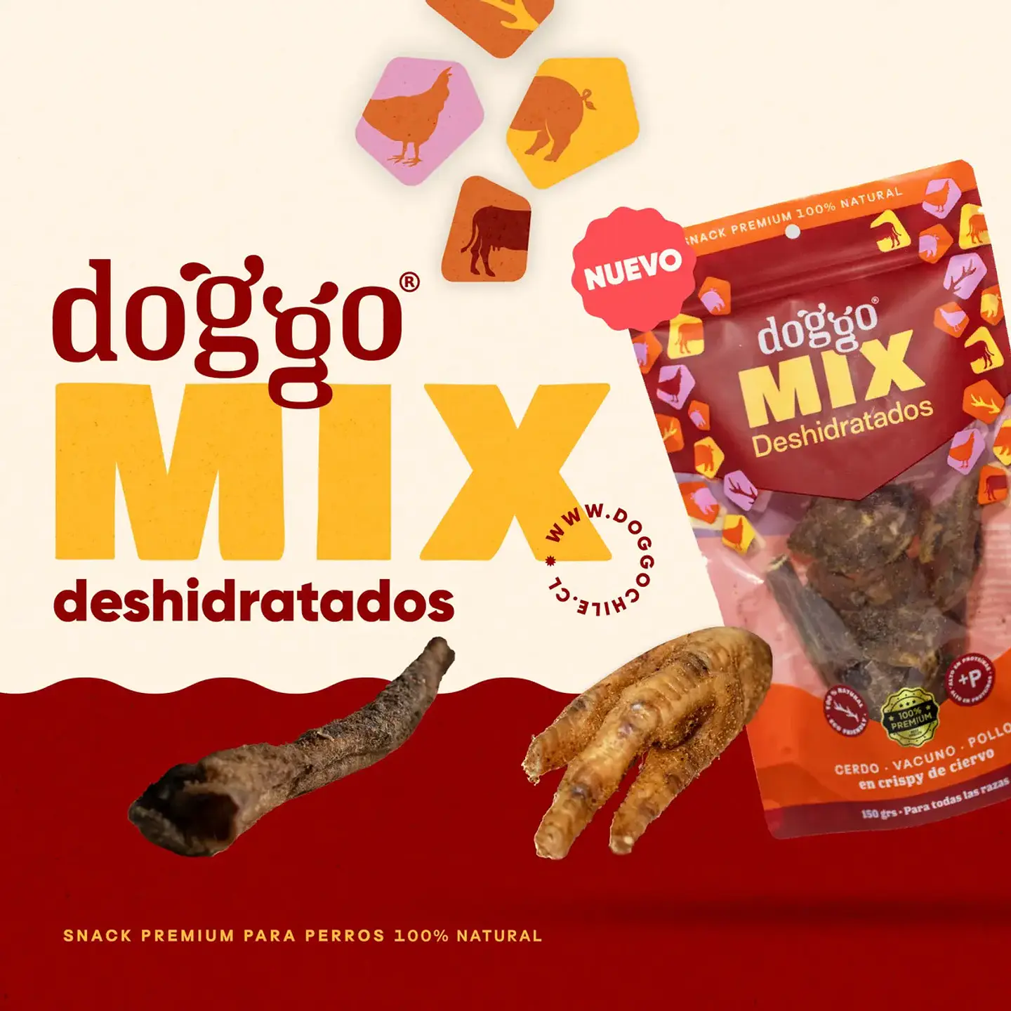 Snack para perros Mix Doggo 150 g 4