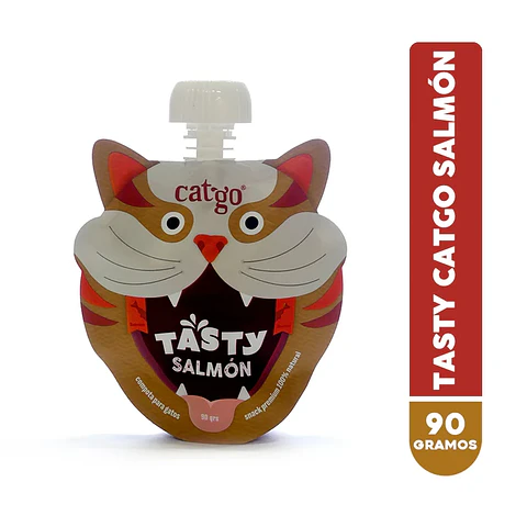 Compota Tasty Catgo Salmón 90 g
