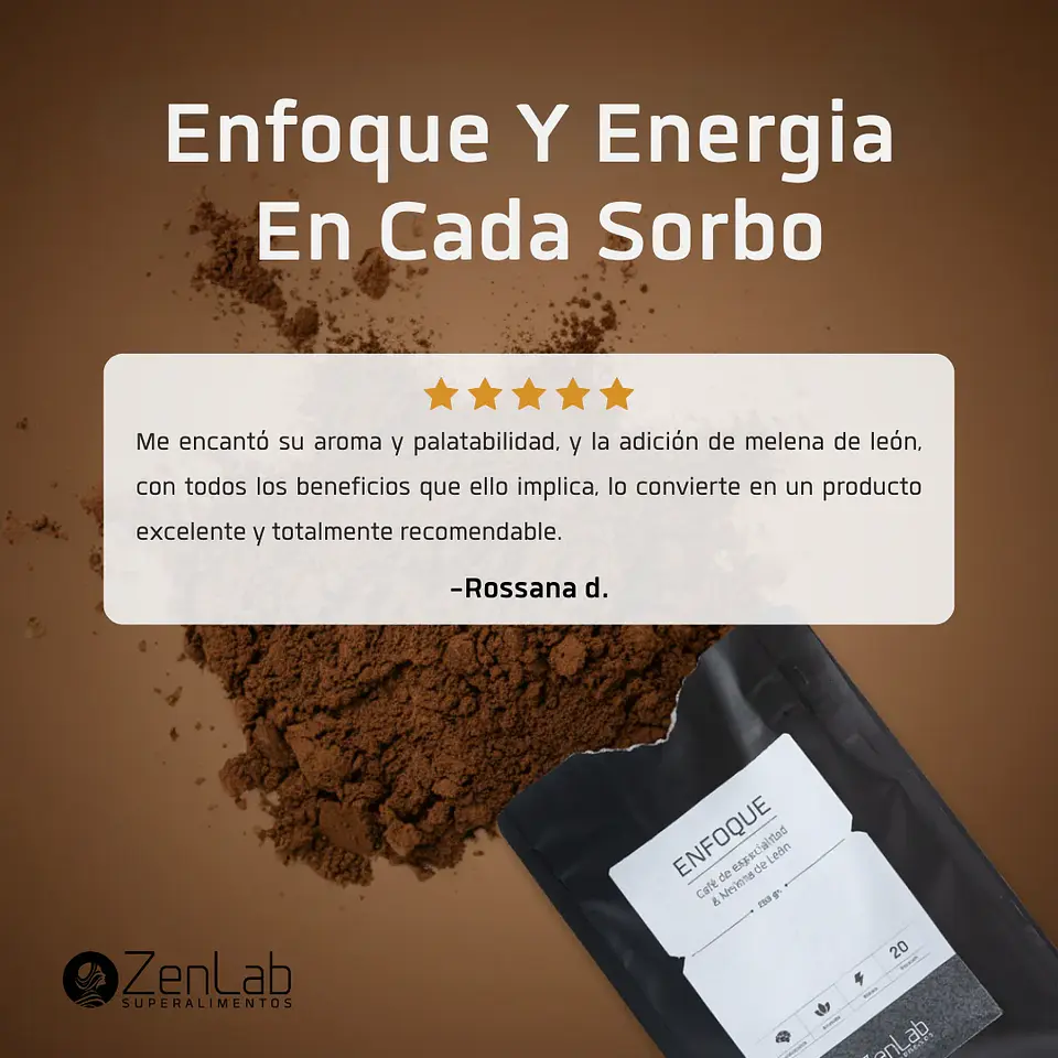 ZenLab Enfoque Café de Especialidad con Melena de León 2