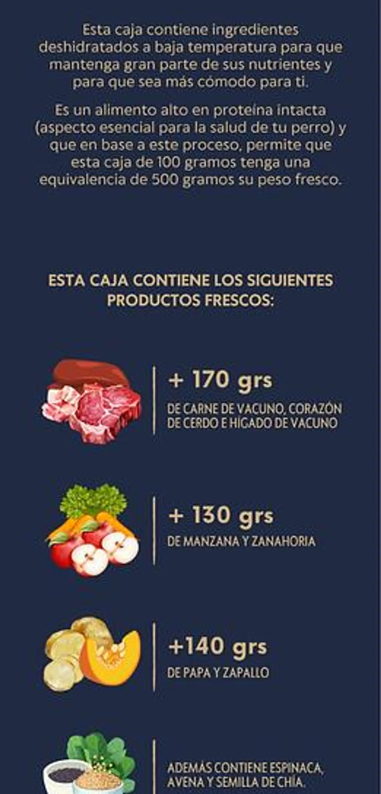 Wankün Alimento Natural Carne & Cerdo 100 g 6
