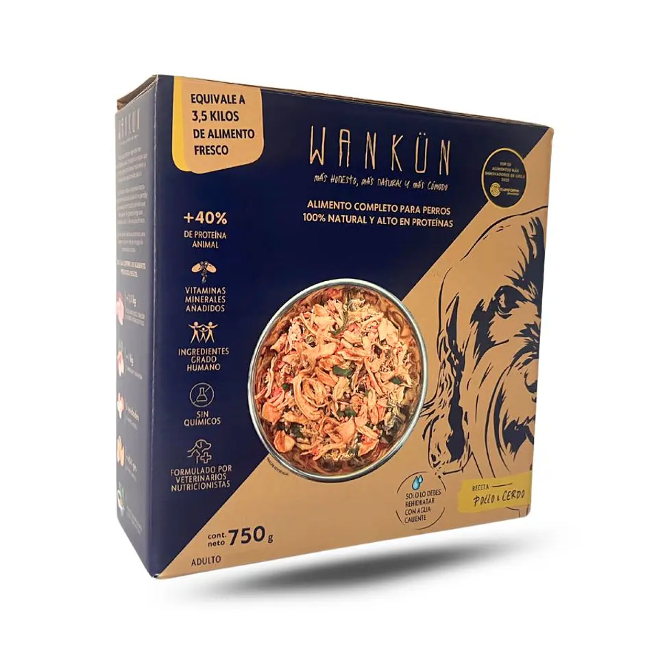 Wankün Alimento Natural Pollo & Cerdo 100 g 1