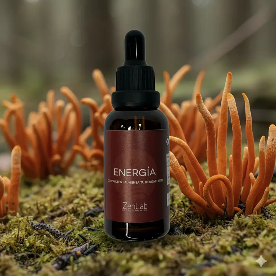 ZenLab Energía Sublingual de Cordyceps 30 ml 4