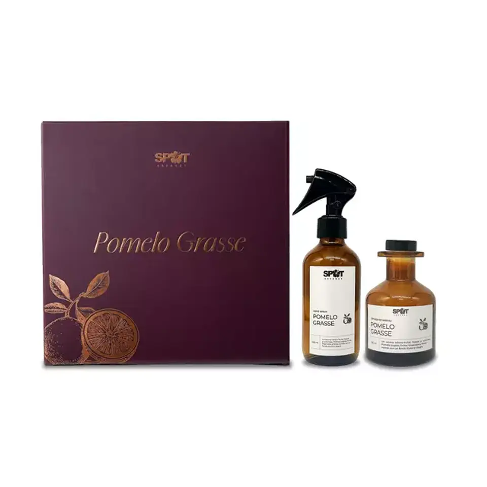 Spot Essence Pack Pomelo Grasse Home Spray 240 ml + Difusor 150 ml 1