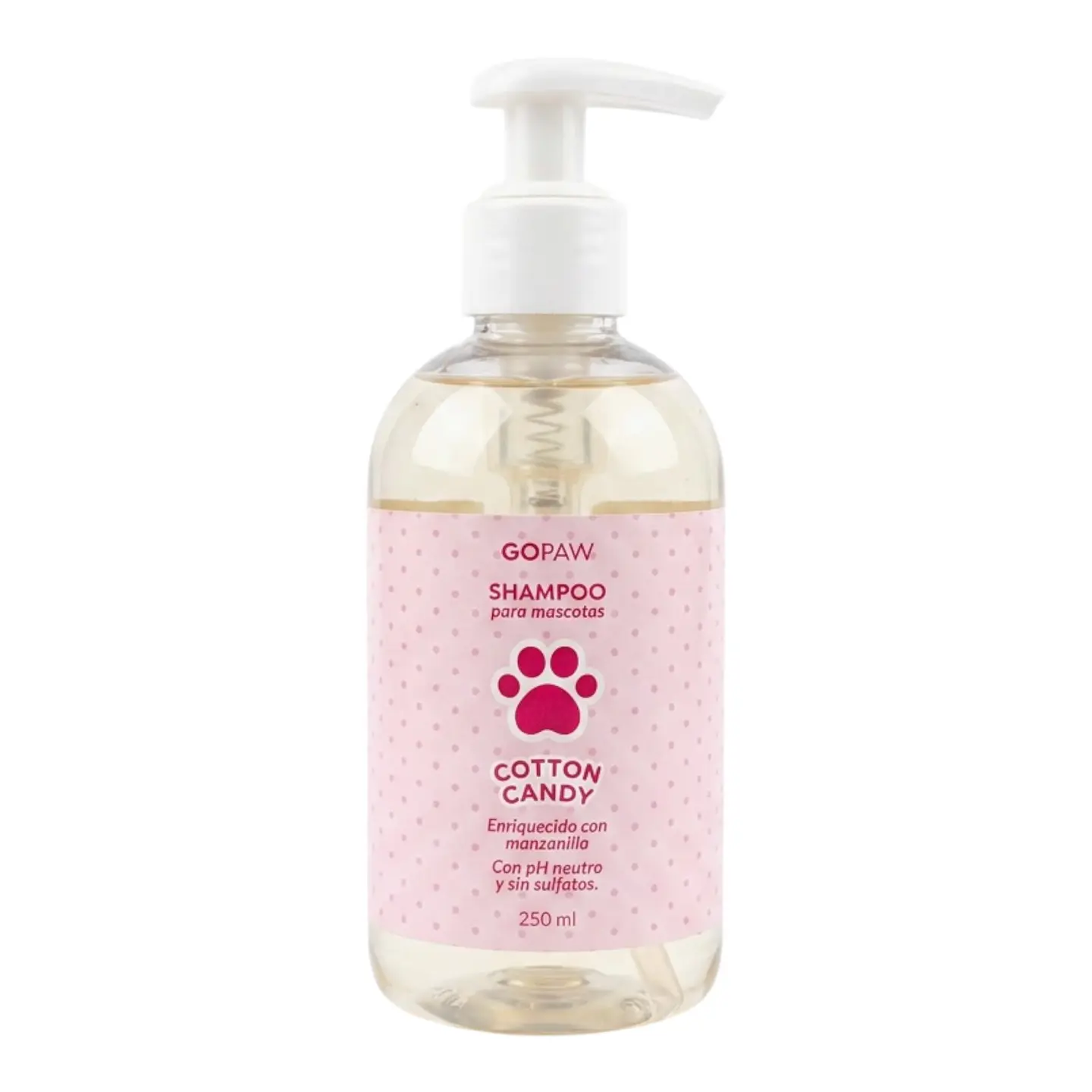 Go Paw Shampoo sin Sulfatos Cotton Candy 250 ml 1