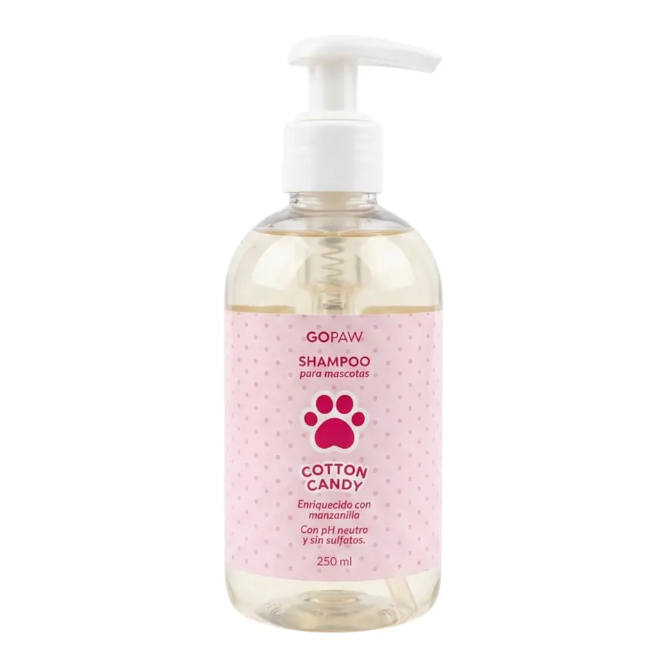 Go Paw Shampoo sin Sulfatos Cotton Candy 250 ml 1