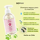 Go Paw Shampoo sin Sulfatos Cotton Candy 250 ml - Miniatura 3