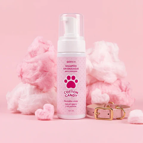 Go Paw Shampoo sin Enjuague Cotton Candy 150 ml