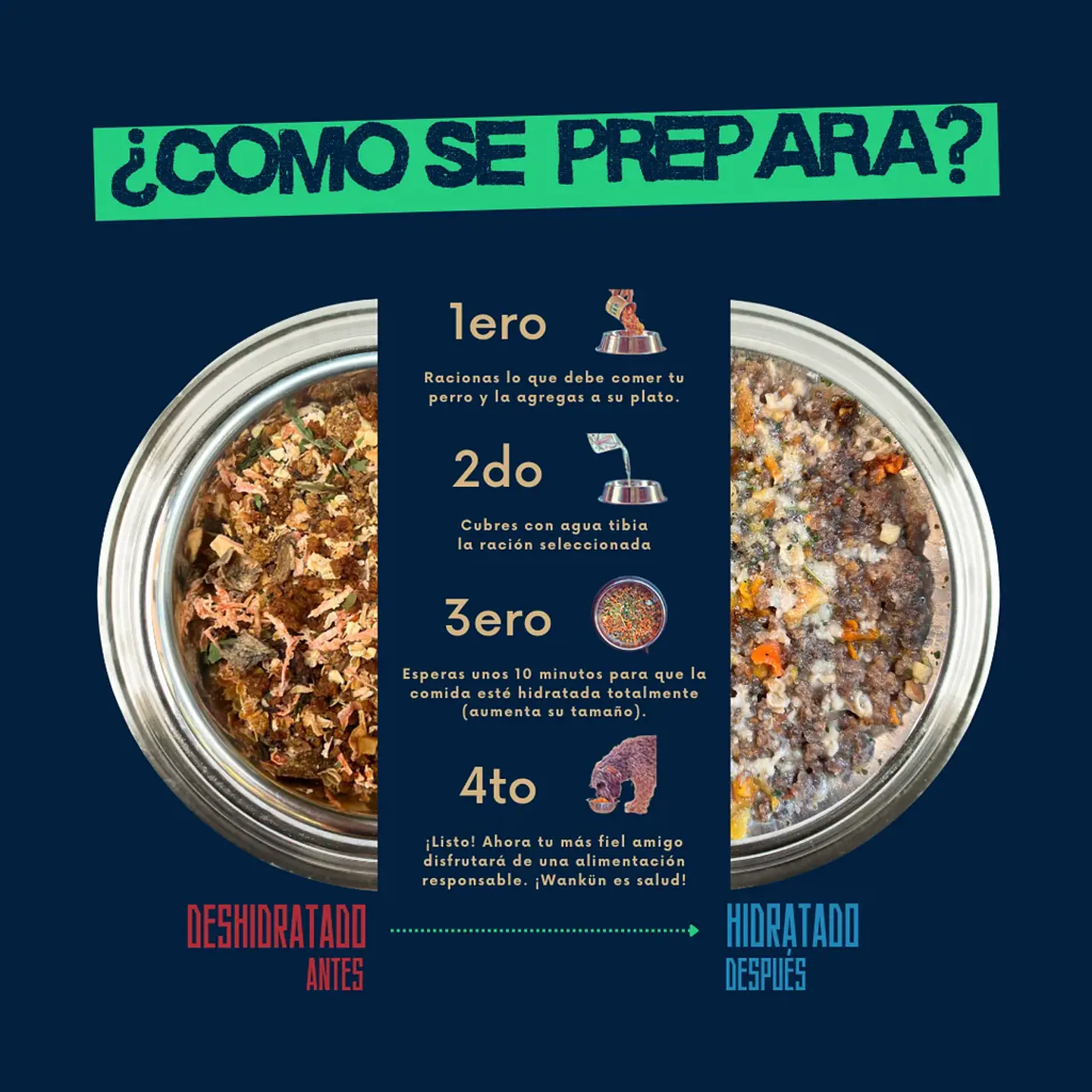 Wankün Alimento Natural para Perros 100 g 4