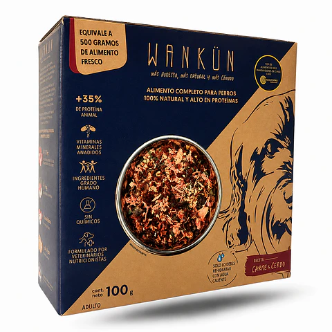 Wankün Alimento Natural para Perros 100 g