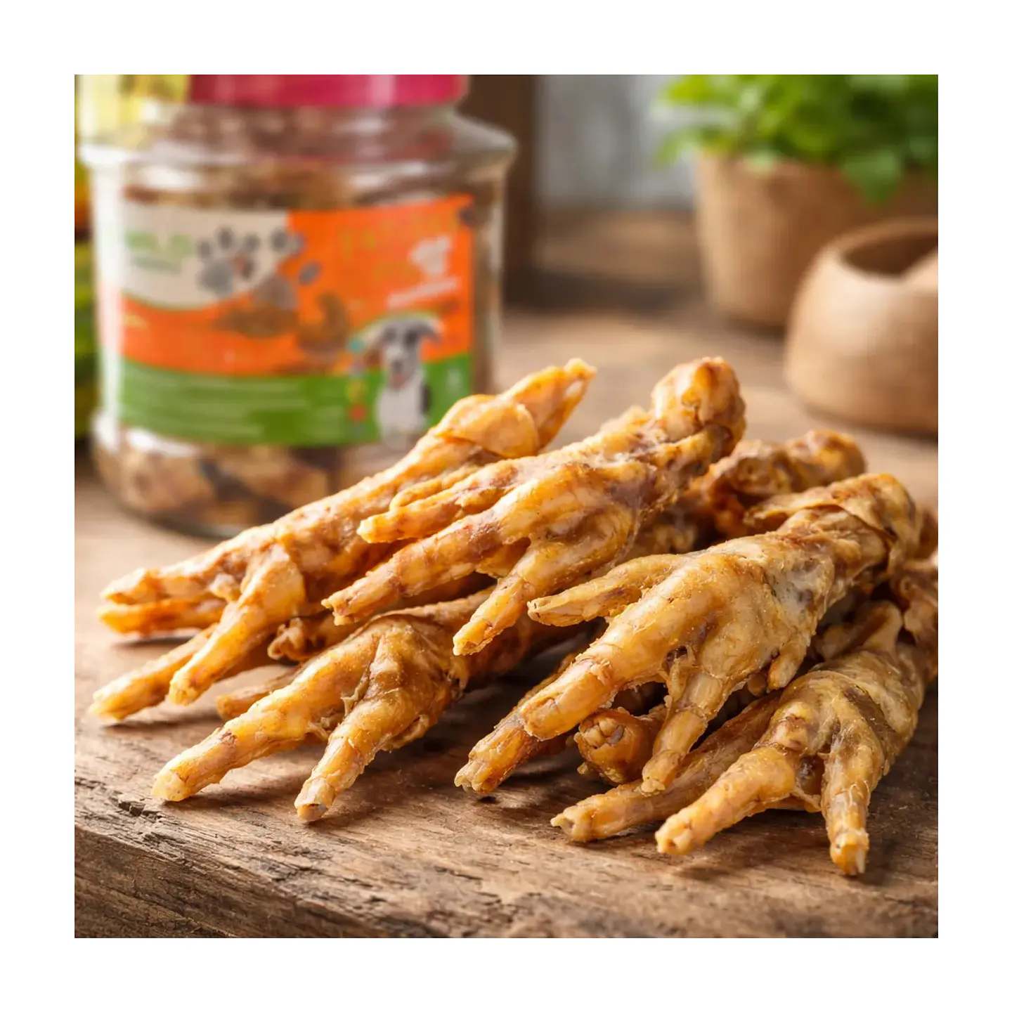 Wild Herd Patitas de Pollo Deshidratadas 35 un · 525 g 5