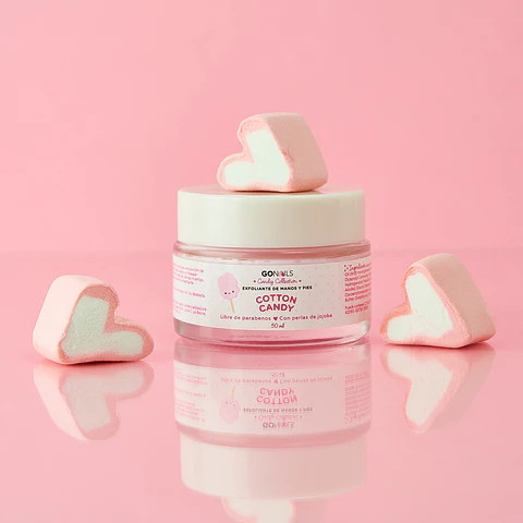 Go Nails Exfoliante de Manos y Pies Cotton Candy 50 ml