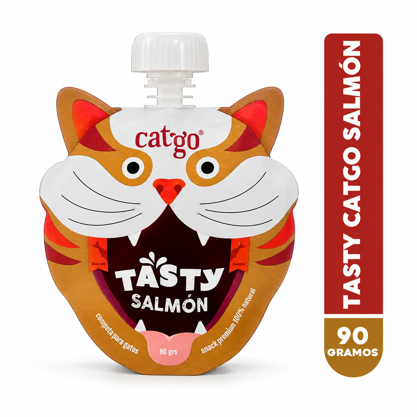 Compota Tasty Catgo Salmón 90 g 1
