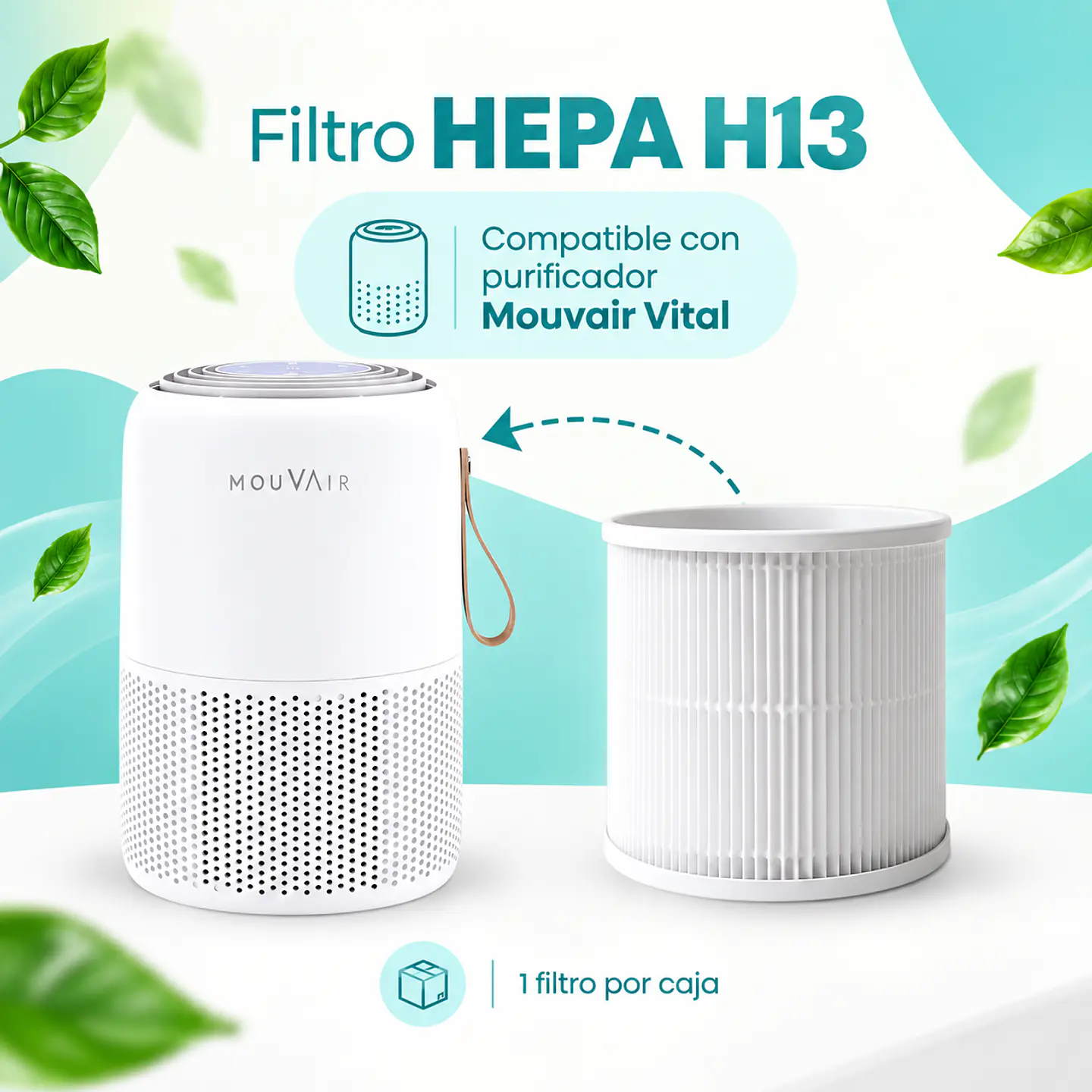 Filtro de reemplazo Mouvair Vital HEPA H13 3