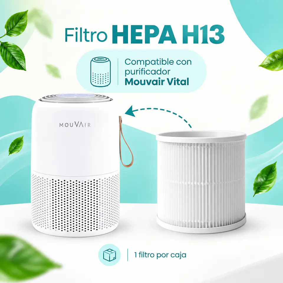 Filtro de reemplazo Mouvair Vital HEPA H13 3