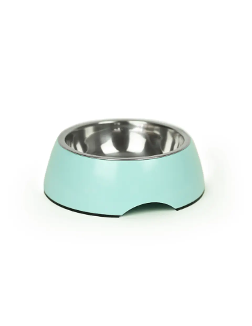 BRNX Plato Melamina + Acero Inoxidable Celeste 12