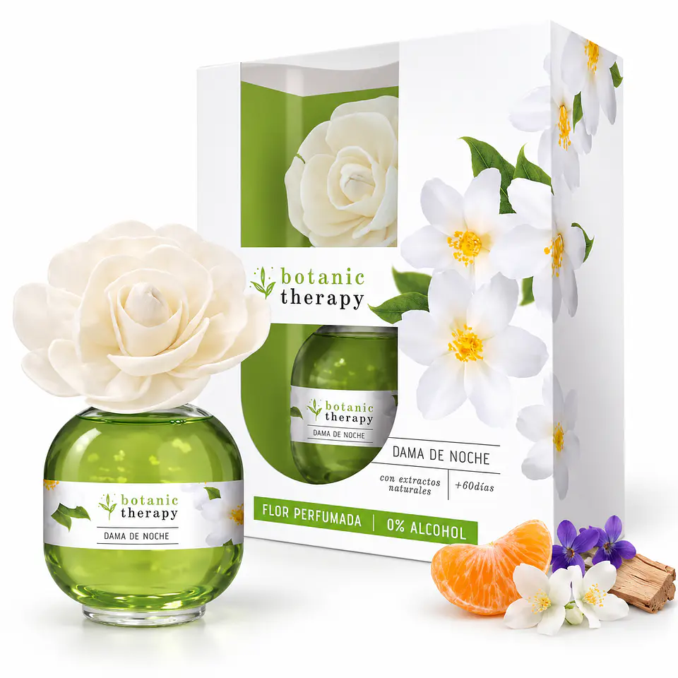 Ambar Botanic Therapy Flor Difusora Dama de Noche 60 ml 4