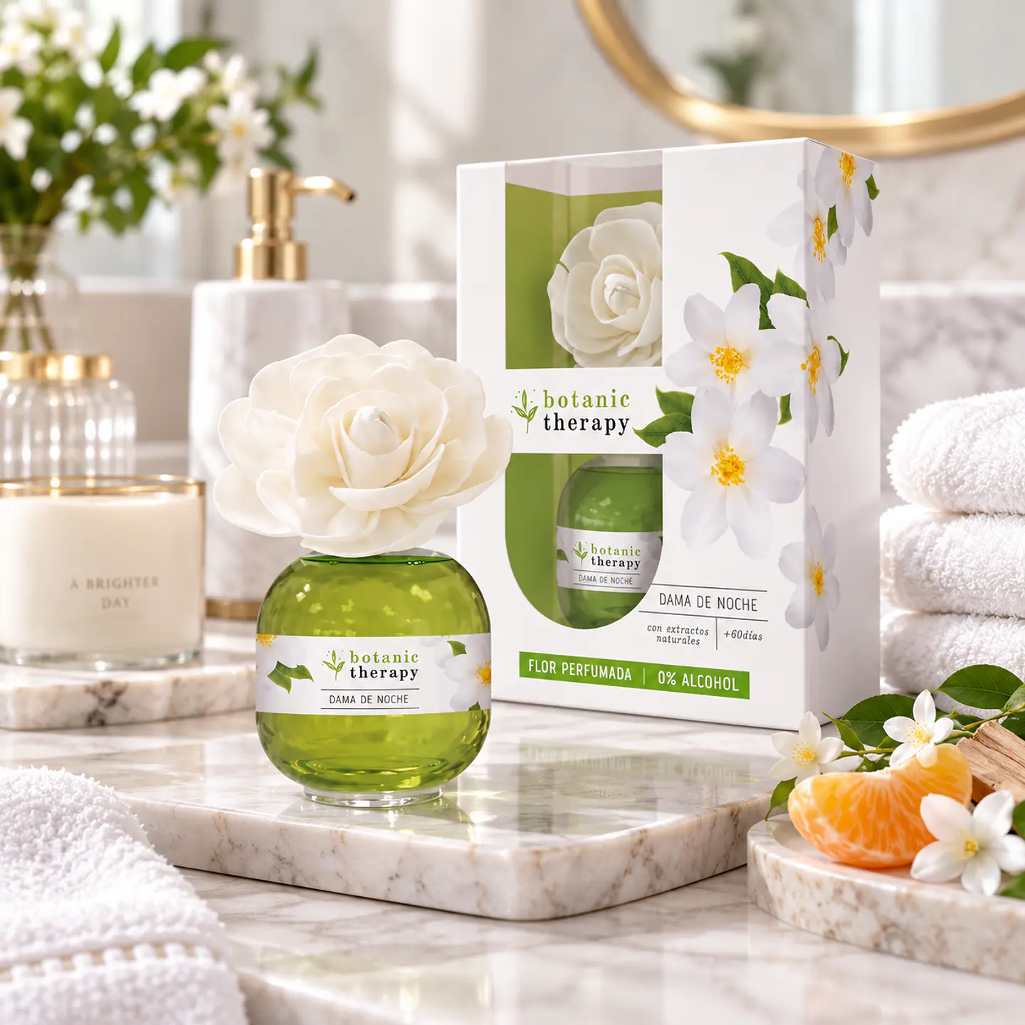Ambar Botanic Therapy Flor Difusora Dama de Noche 60 ml 2