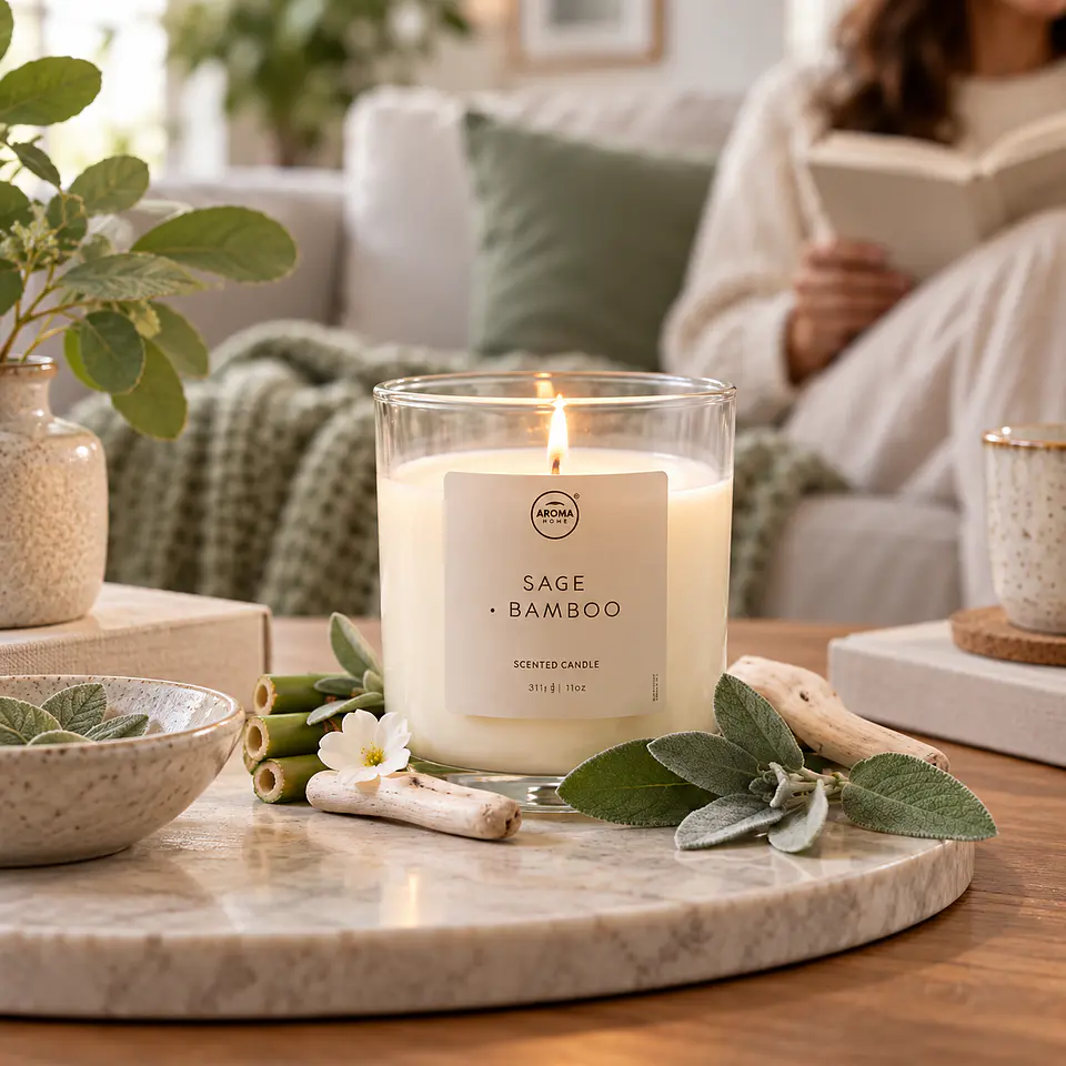 Aroma Home Vela Sage & Bamboo 150 g 3