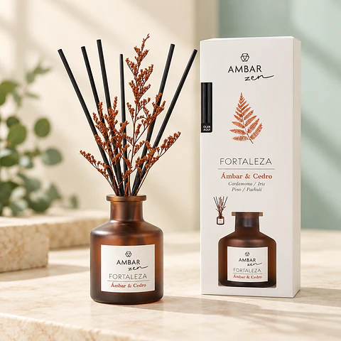 Difusor de Varillas Zen Ámbar y Cedro 40 ml
